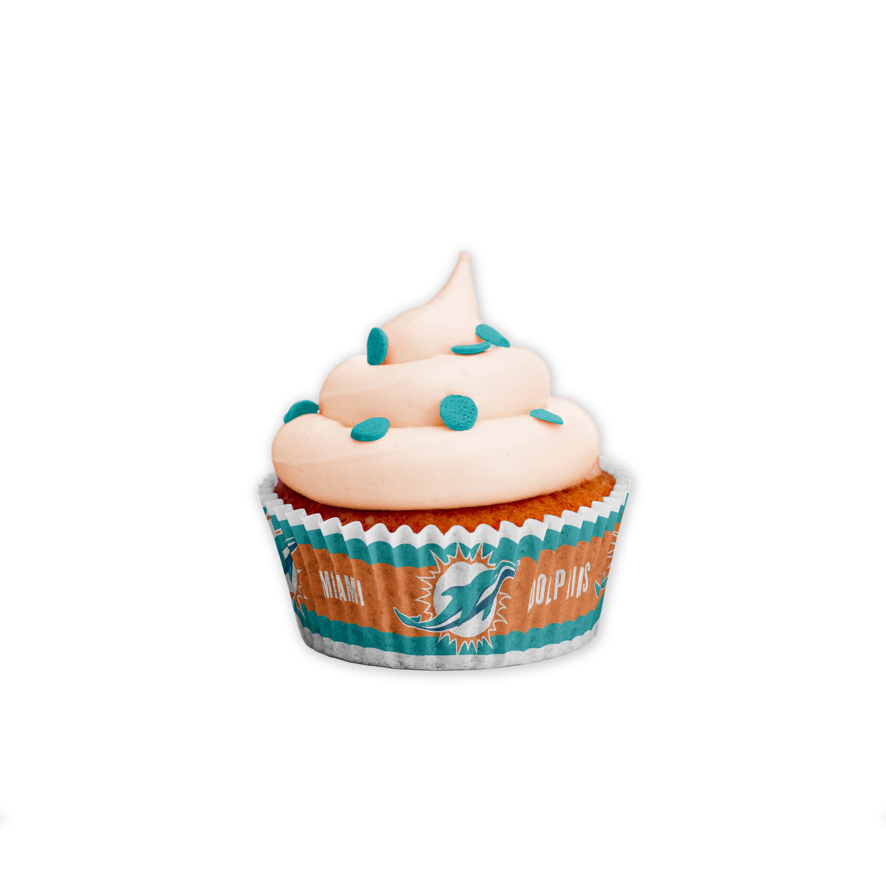 Miami Dolphins Cupcake Holders