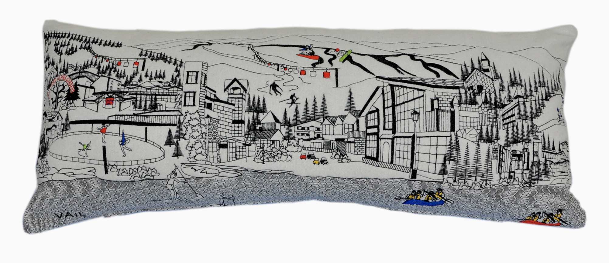 Vail Village Lumbar Pillow