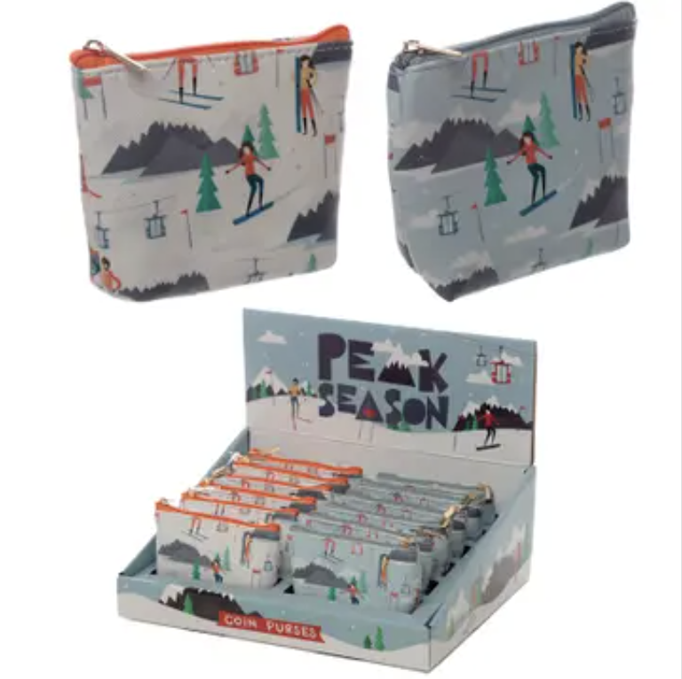 Ski Season Coin Purse