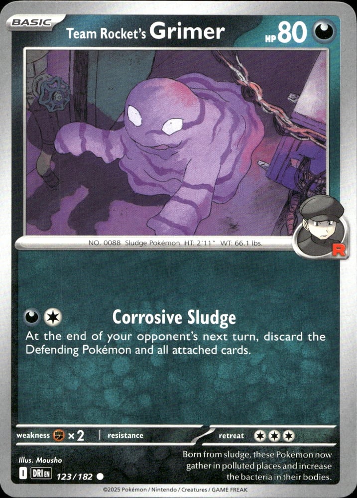 Team Rocket's Grimer - SV10 123/182