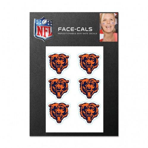 Chicago Bears Face Cals Tattoos