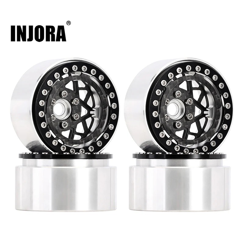 Injora 1.9 Bead Lock Wheels 1/10 Scale 1952BK