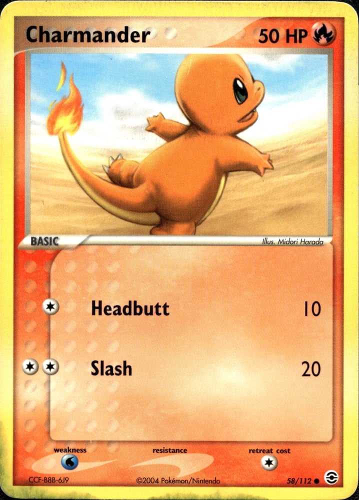 Charmander - EX6 58/112