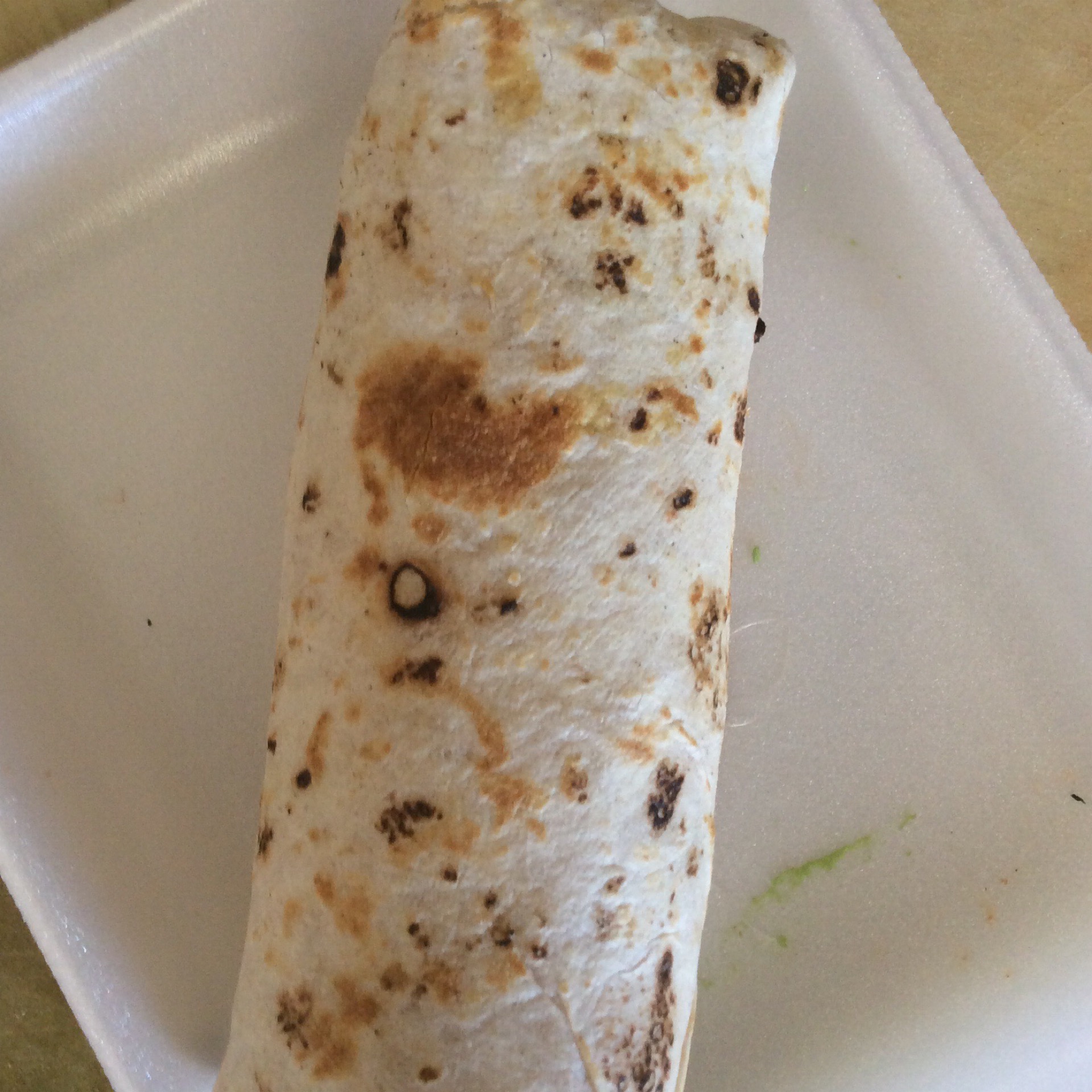Burrito Sin Carne - No Meat Burrito from Tacos del Valle