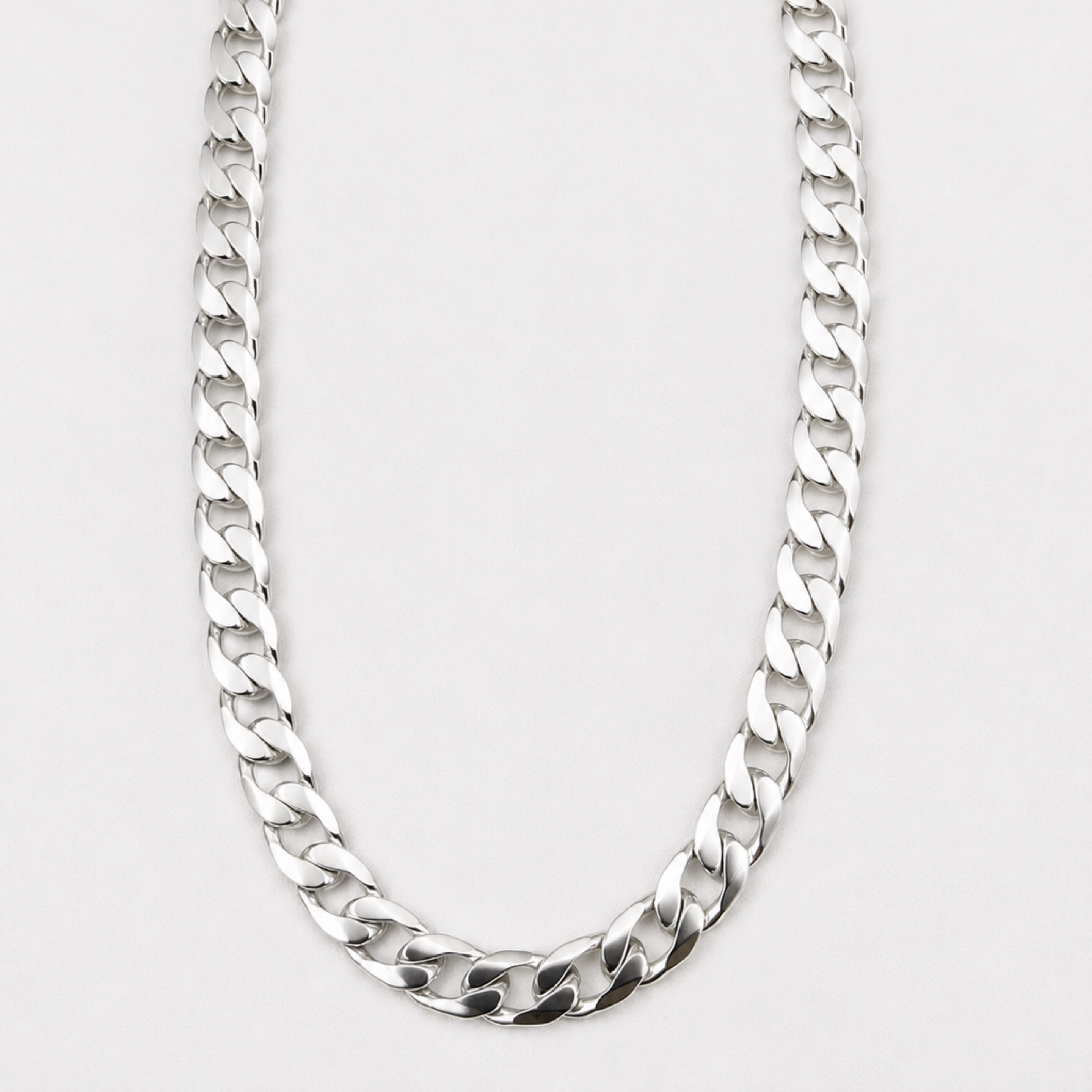 24” Silver Miami Cuban / 12mm