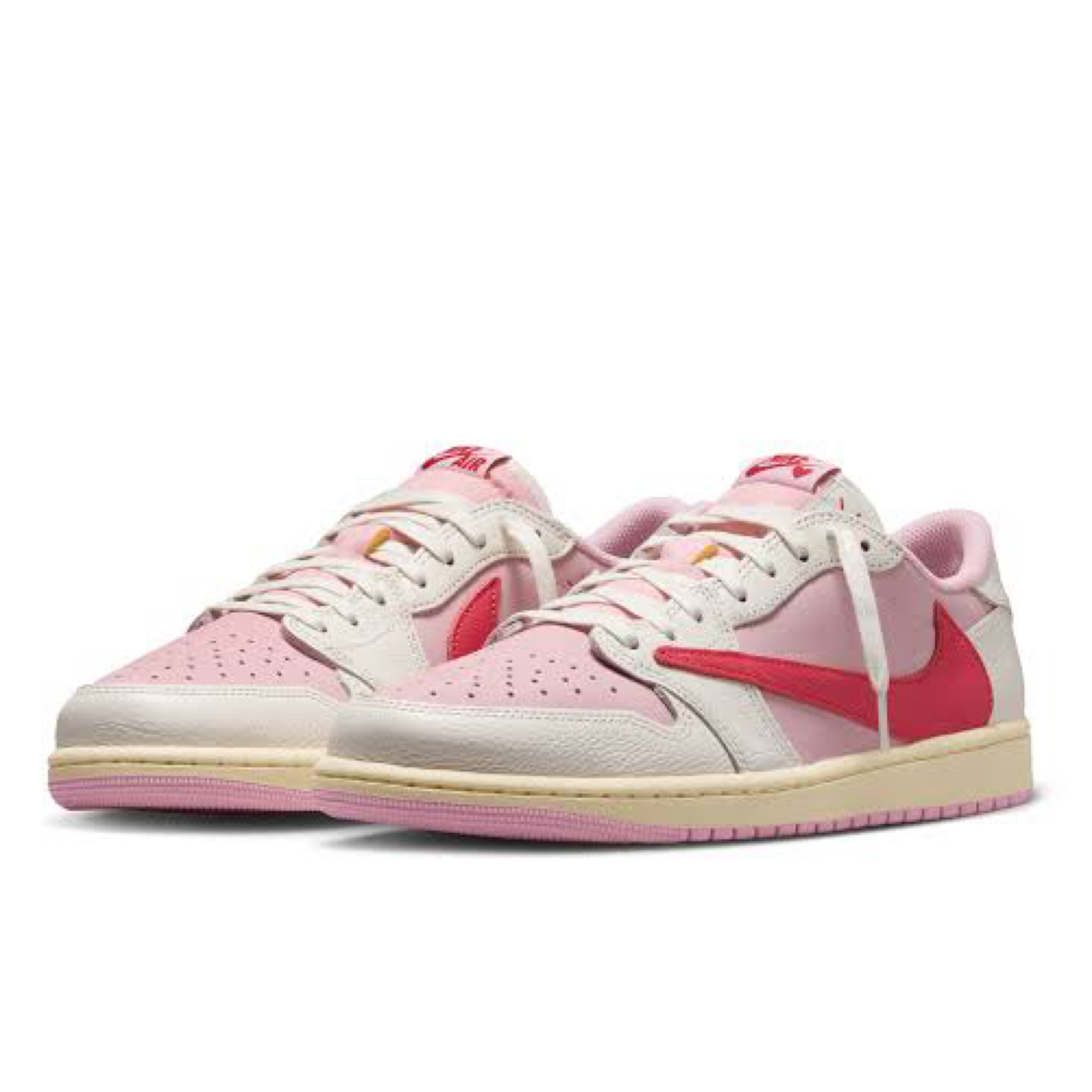 Air Jordan 1 Low X Travis Scott  "Tropical Pink" 9.5M 