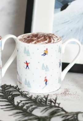 Skiing Mug by Sophie Allport
