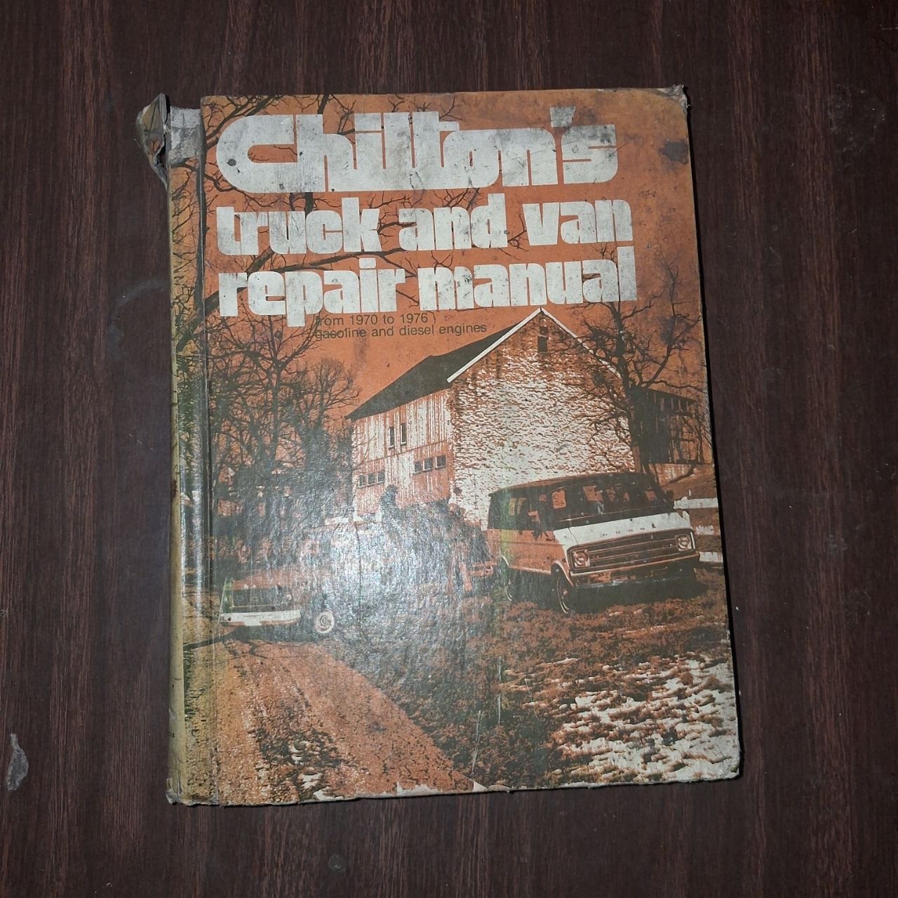 Chilton 6425 Truck Van Repair Manual 1970-76 Gas Diesel Hardcover Used