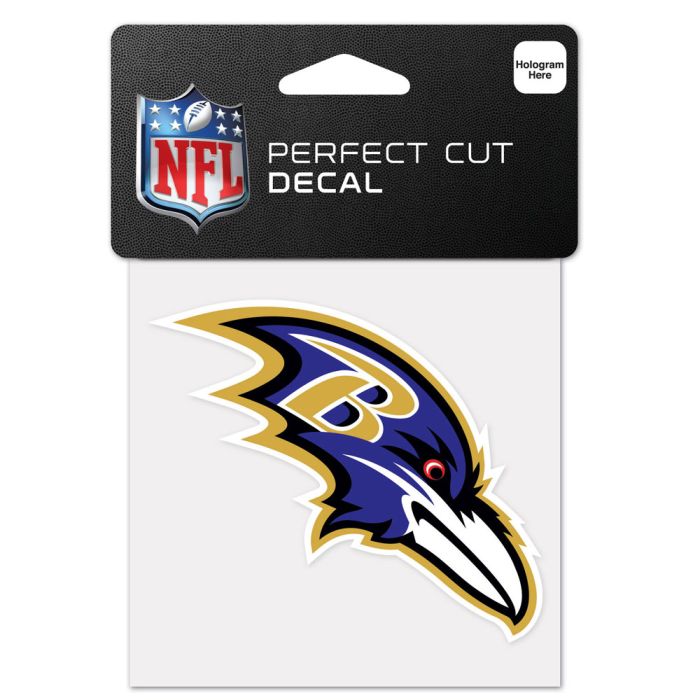 Baltimore Ravens Perfect Cut Decal 4x4"
