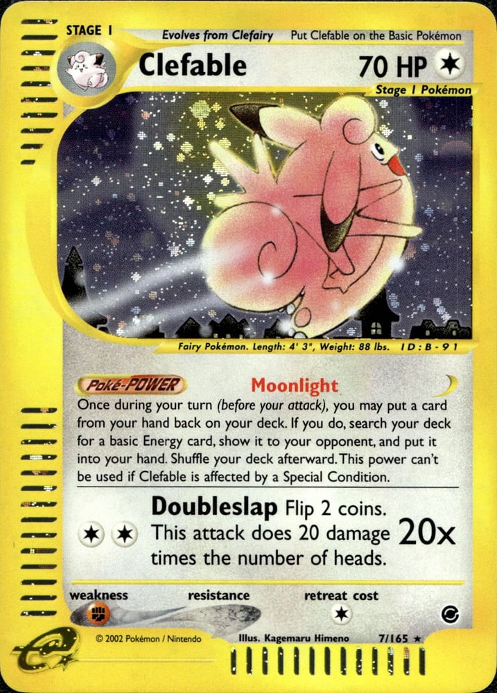 Clefable - ECARD1 7/165