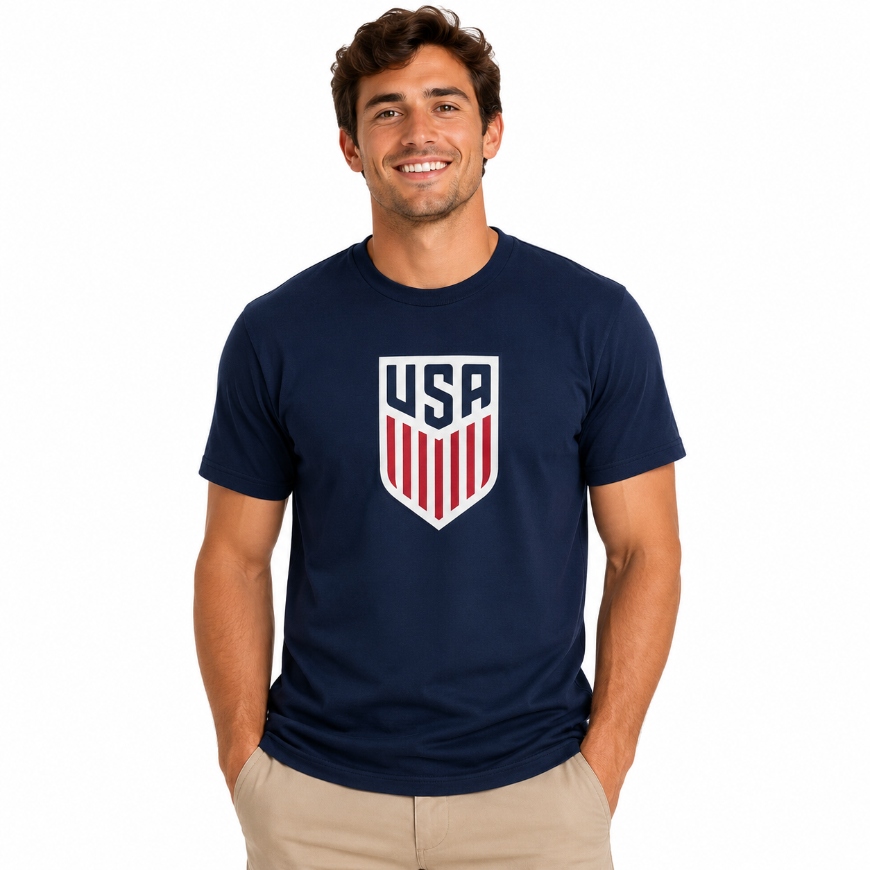 Team USA World Cup Navy Soccer Shirt