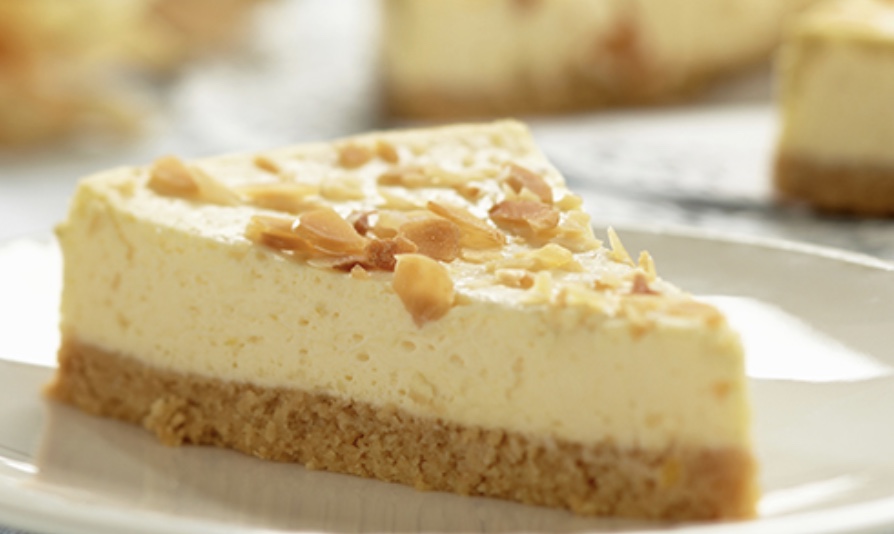 1 Slice Almond Cheesecake