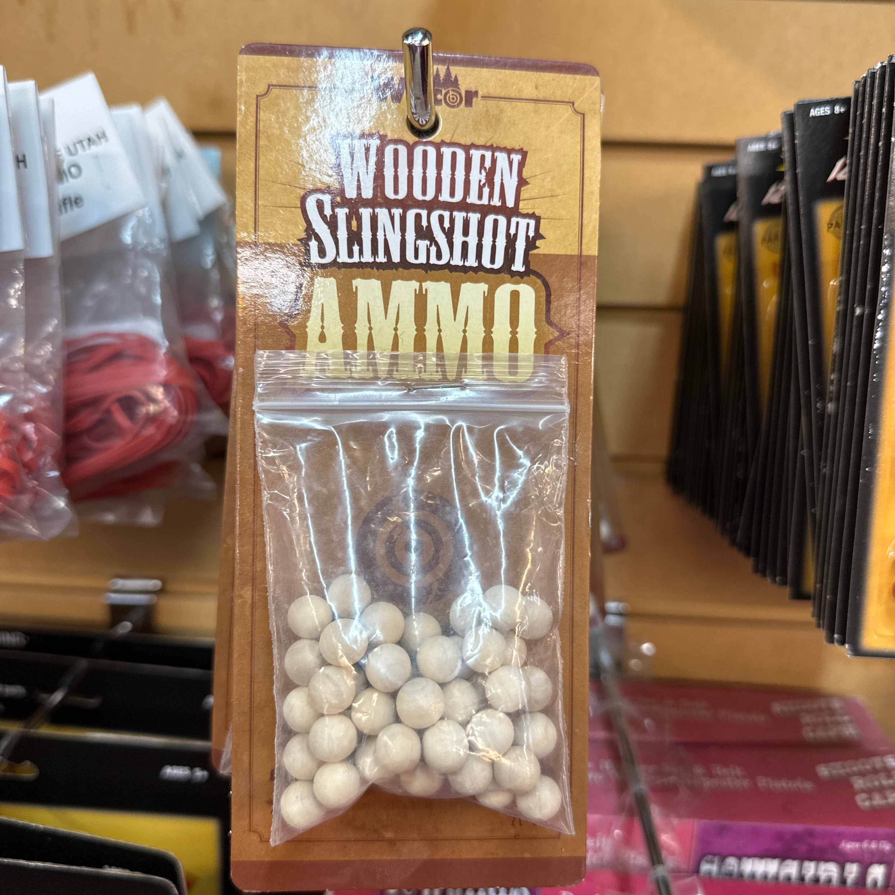 Wood Slingshot Ammo (48 pieces in each bag/24 to case)
