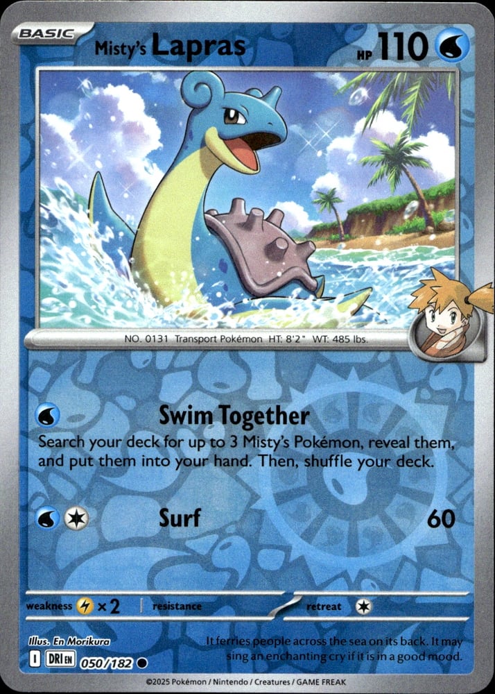 Misty's Lapras - SV10 50/182