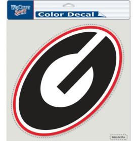 Georgia Bulldogs Perfect Cut Decal 8x8"