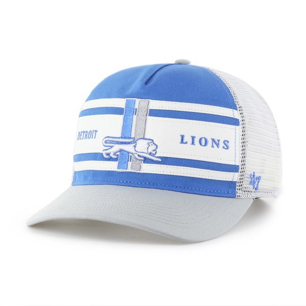 Detroit Lions Blue Raz Historic Double Header '47 Brand Trucker Snapback Hat