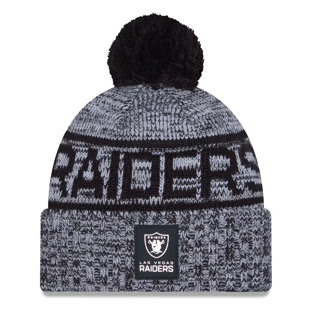 Las Vegas Raiders 2025 New Era Sideline Beanie