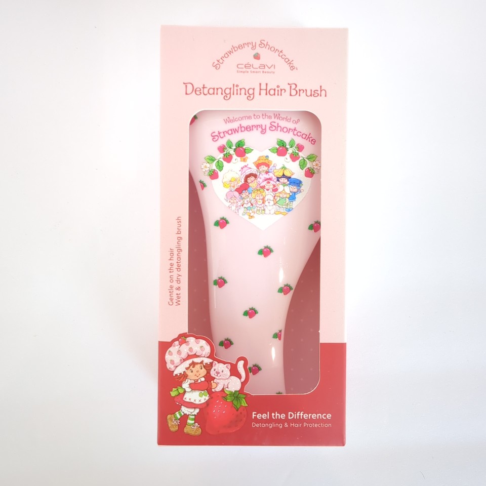 Celavi Strawberry Shortcake Detangling Hair Brush