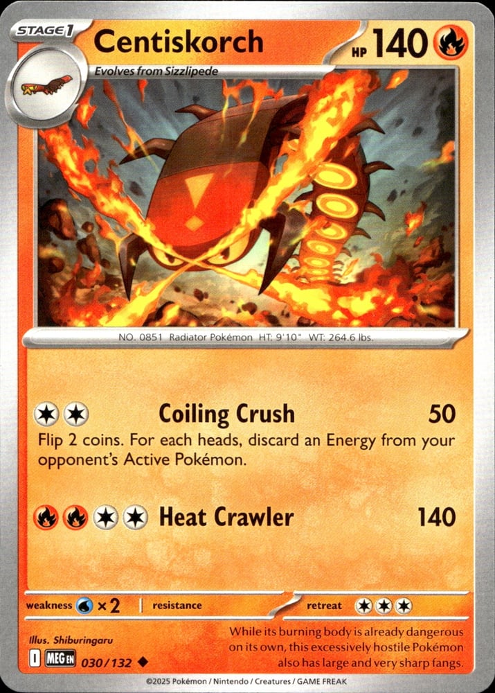 Centiskorch - ME01 30/132