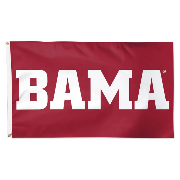 Alabama Crimson Tide Deluxe BAMA Flag 3x5'