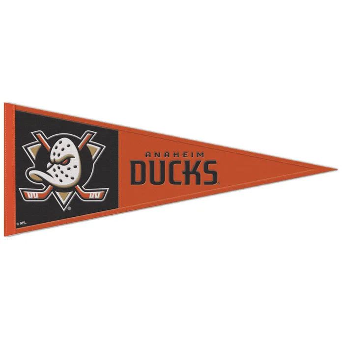 Anaheim Ducks Embroidered Wool Pennant 13x32"