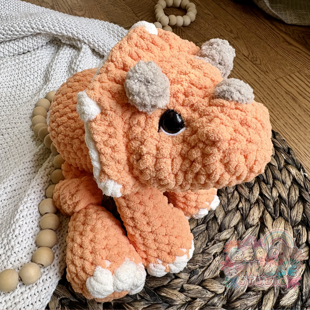 Triceratops Knotted Plushie preview image