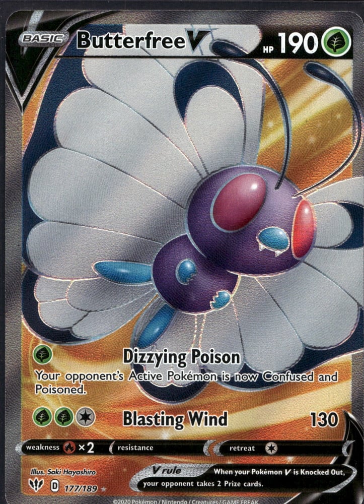 Butterfree V - SWSH3 177/189