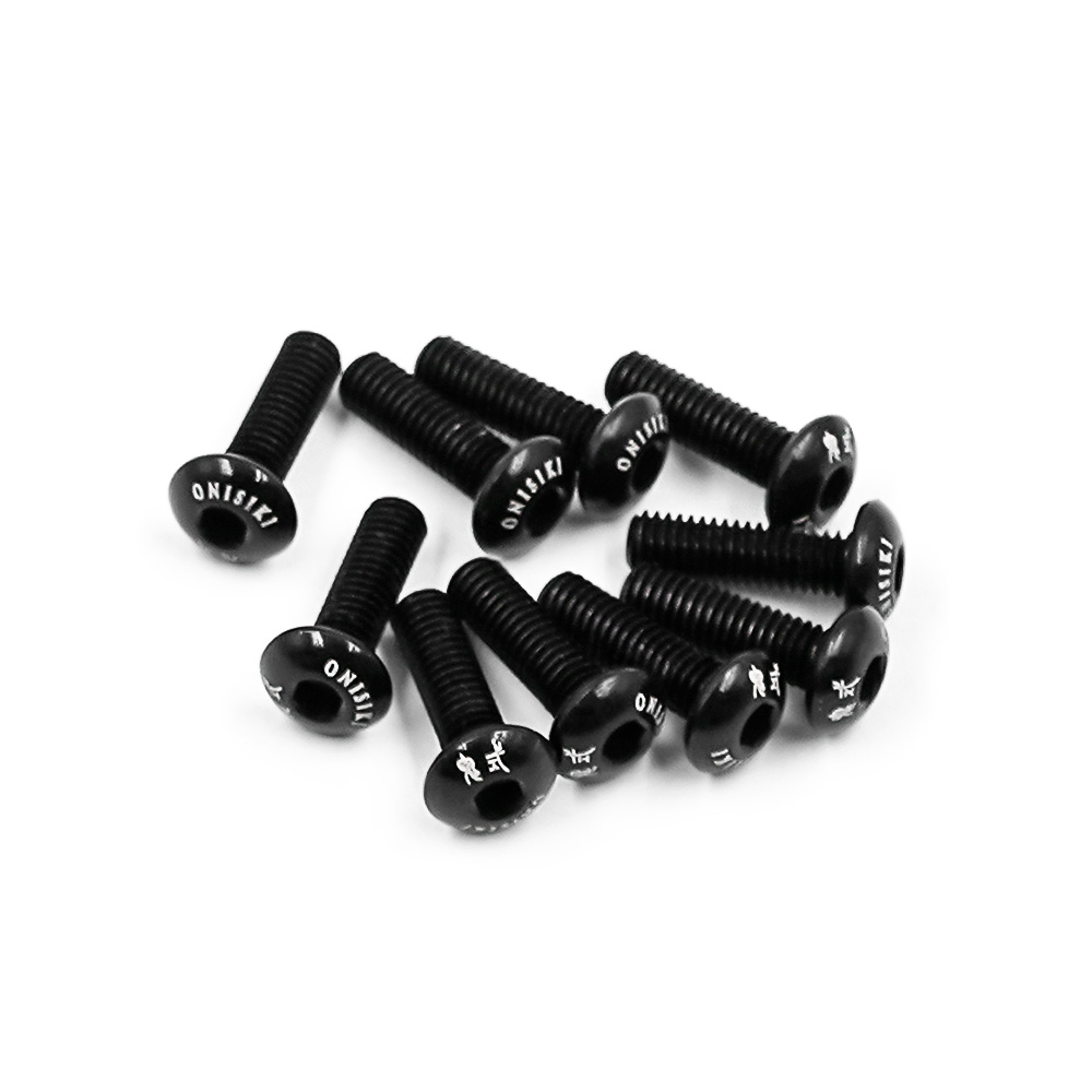 Aluminum7075 M3X10 Hex Socket Button Head Screws 10pcs ONI9109 W-4R1(8)