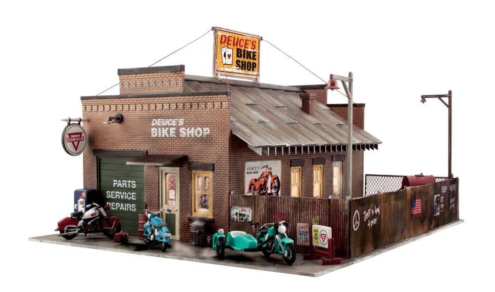Deuce's Cycle Shop BR5846 O Scale