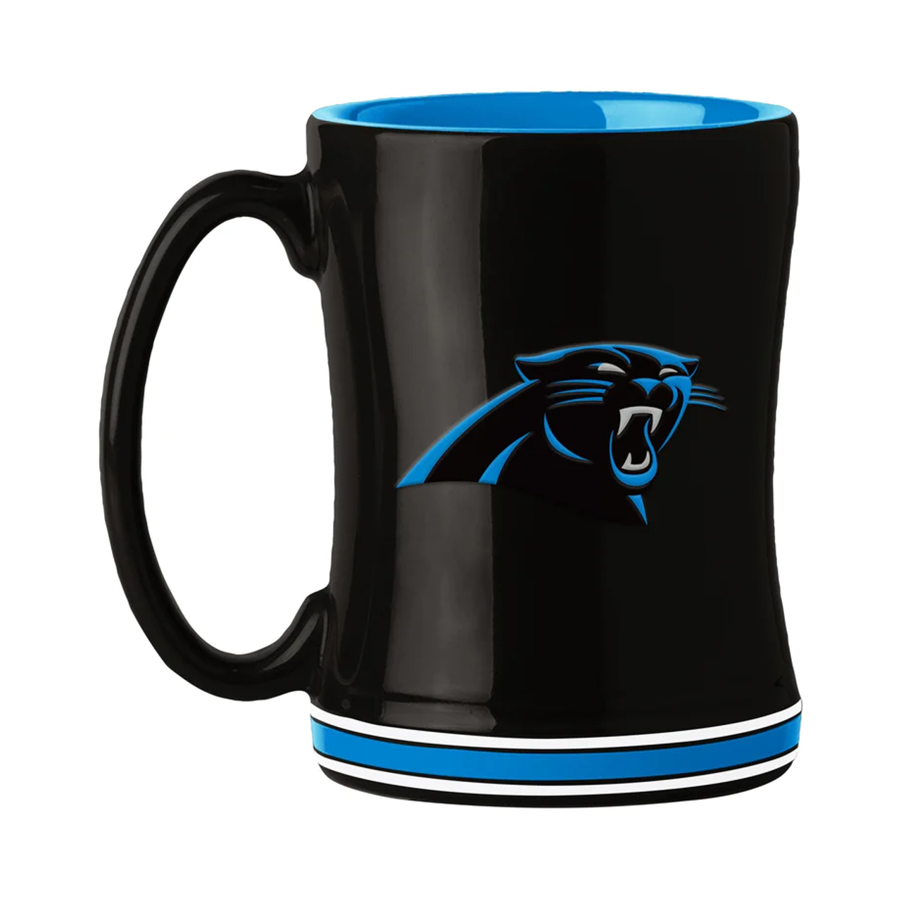 Carolina Panthers Sculpted Coffee Mug 14oz