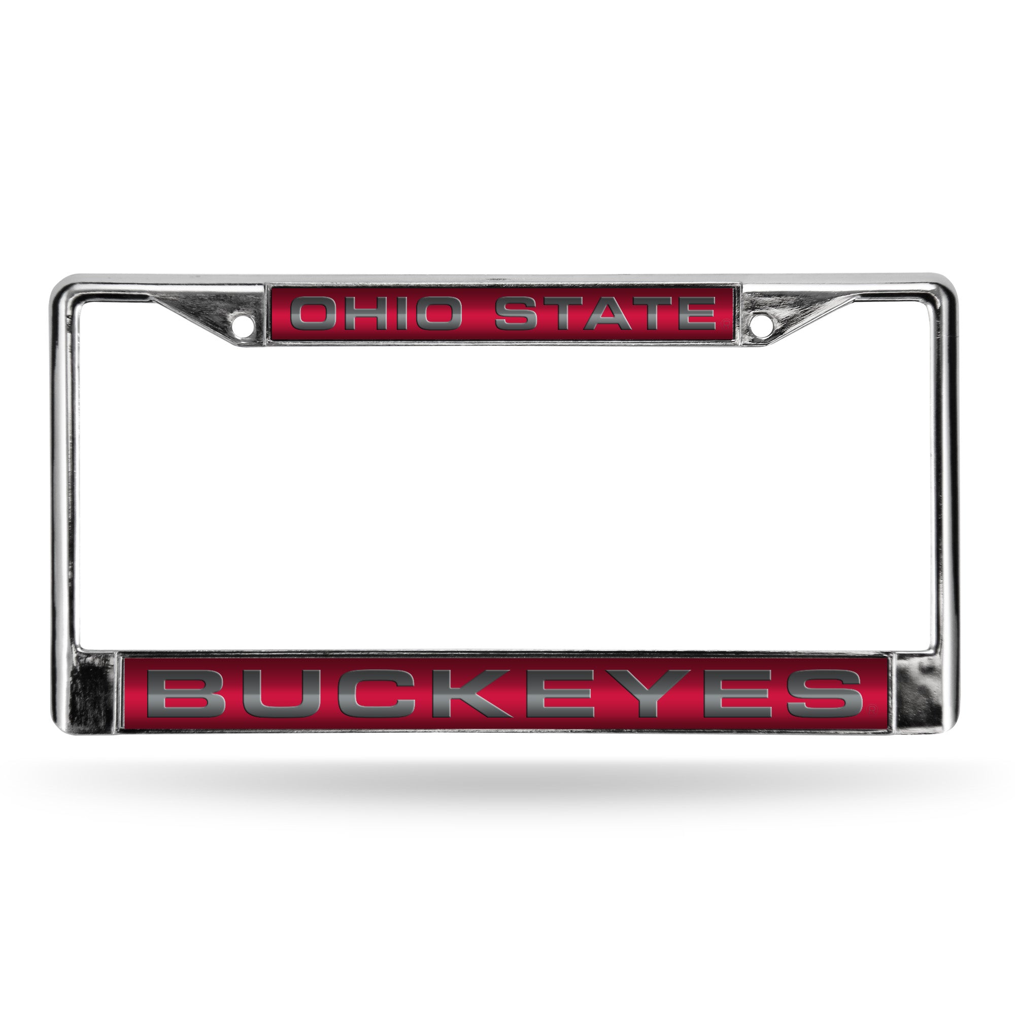 Ohio State Buckeyes Laser Chrome License Plate Frame
