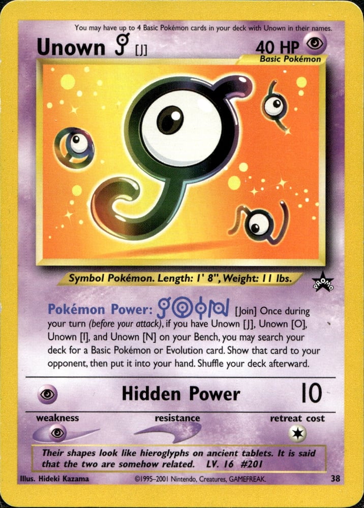 Unown [J] - BASEP 38/53