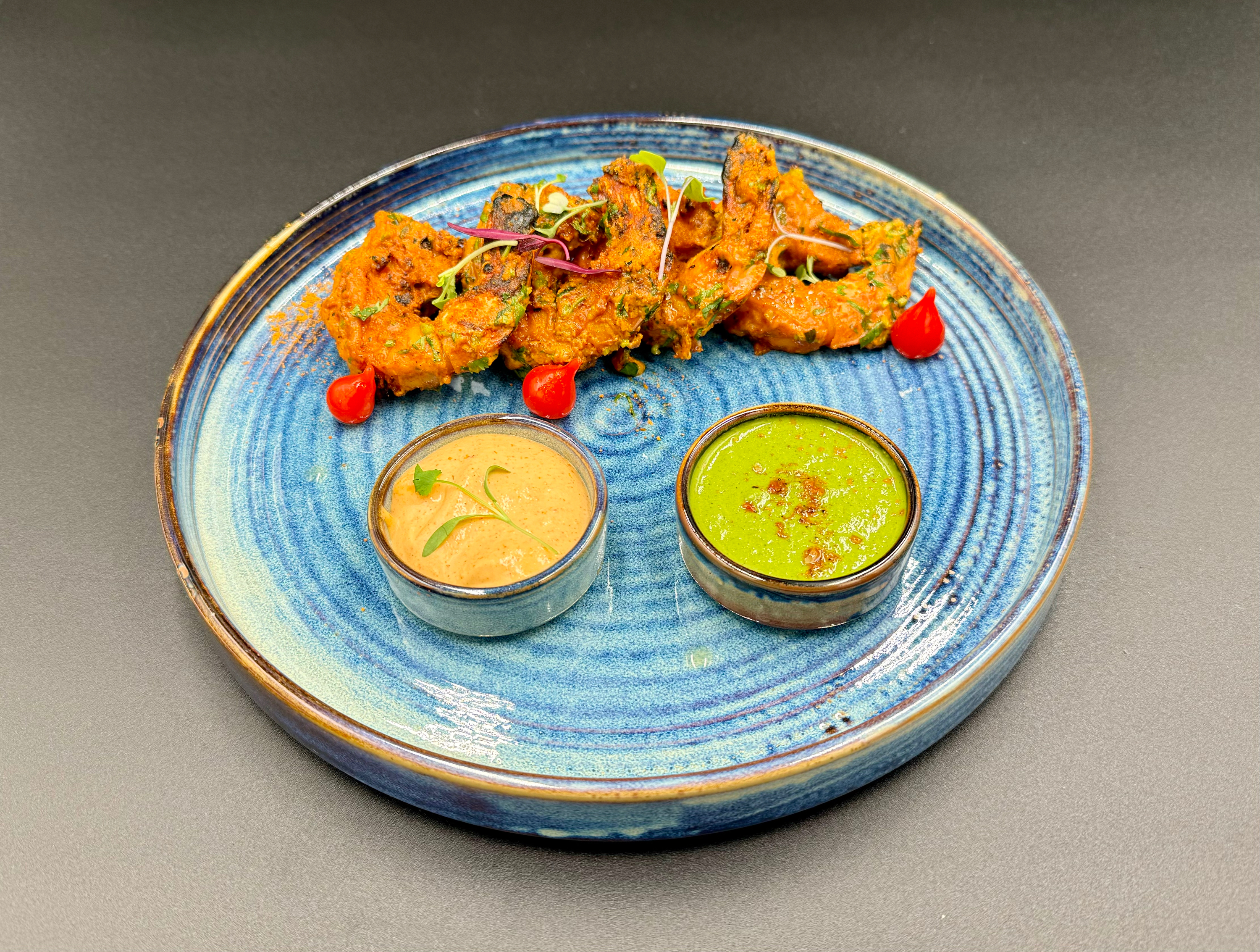 Red Shrimp 'Karwari,' Gunpowder Aioli