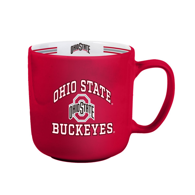 Ohio State Buckeyes Team Stripe Design Coffee Mug 15oz