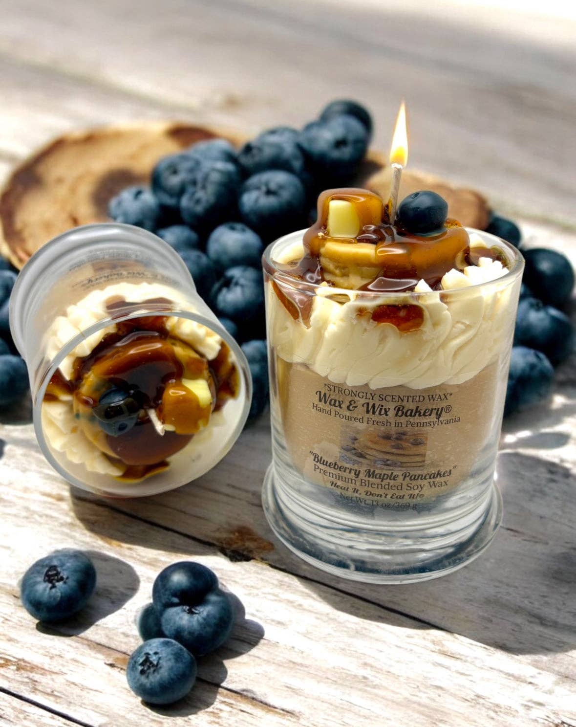 Wax and Wix - Blueberry Maple Pancakes Candle
