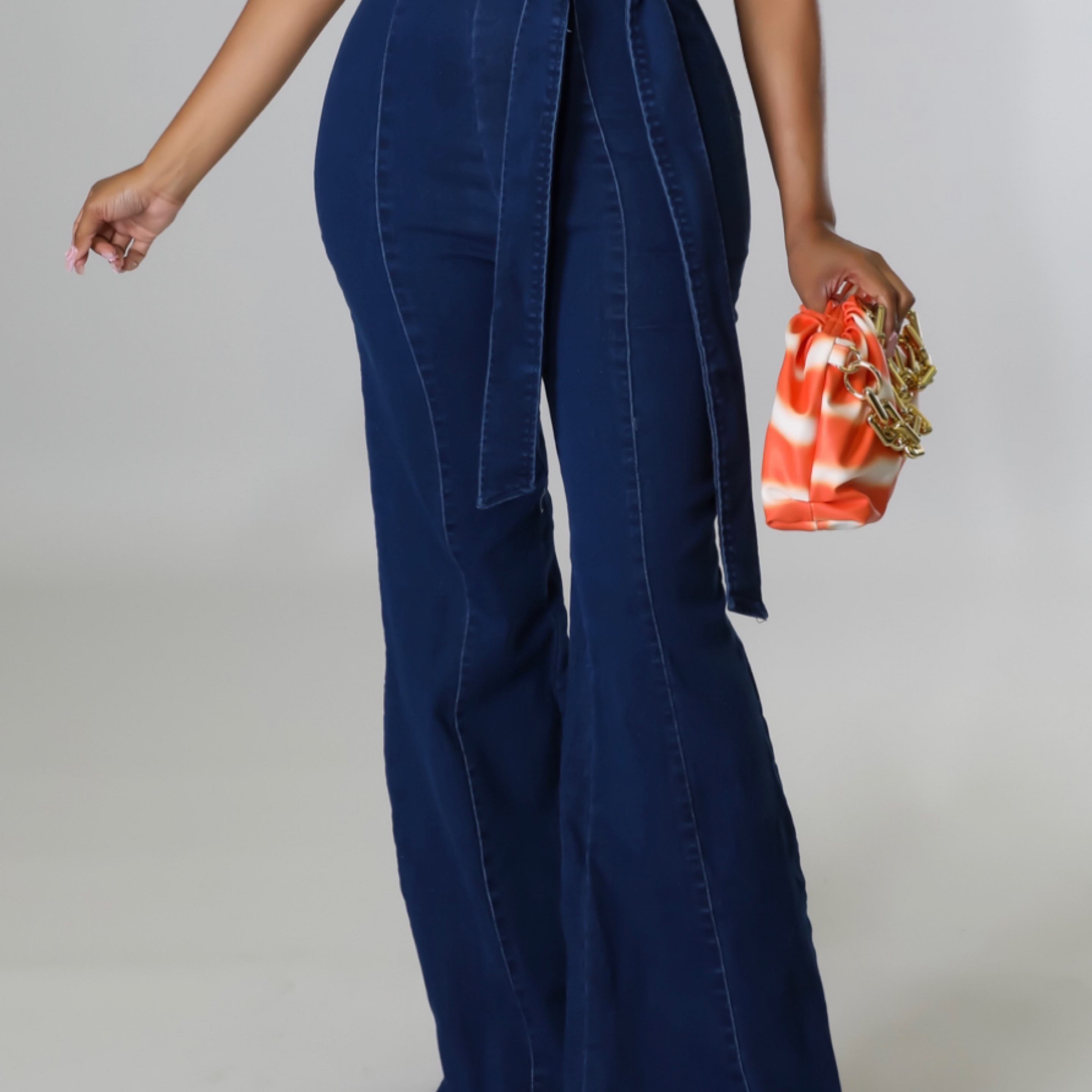 Honey lips Jean jumpsuit