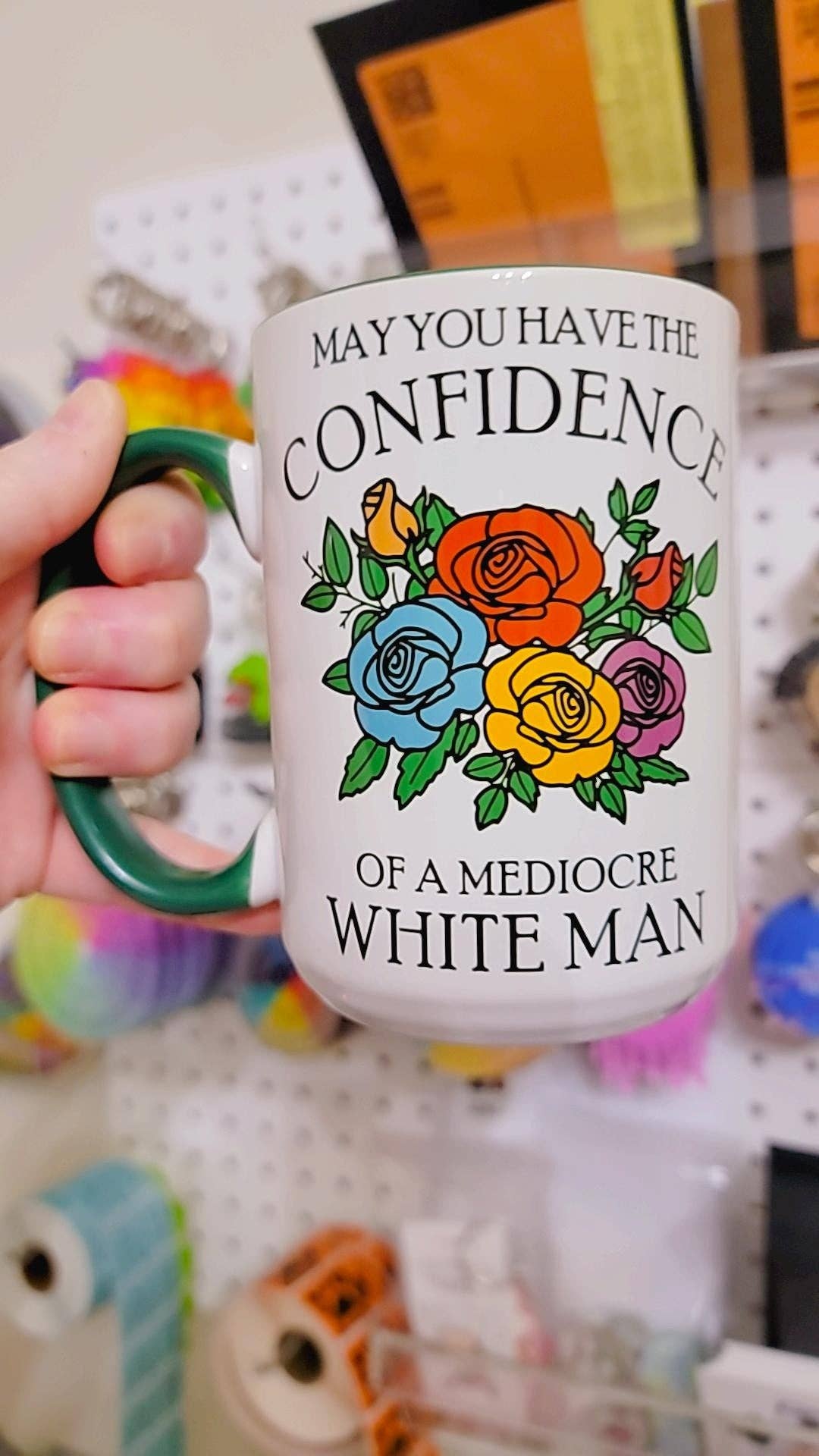 Ace the Pitmatian Co - May You Have the Confidence of a Mediocre White Man Mug with