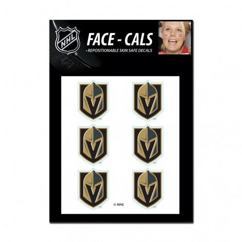 Vegas Golden Knights Face Cals Tattoos