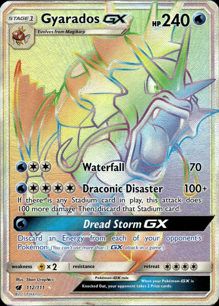 Gyarados GX - SM4 112/111