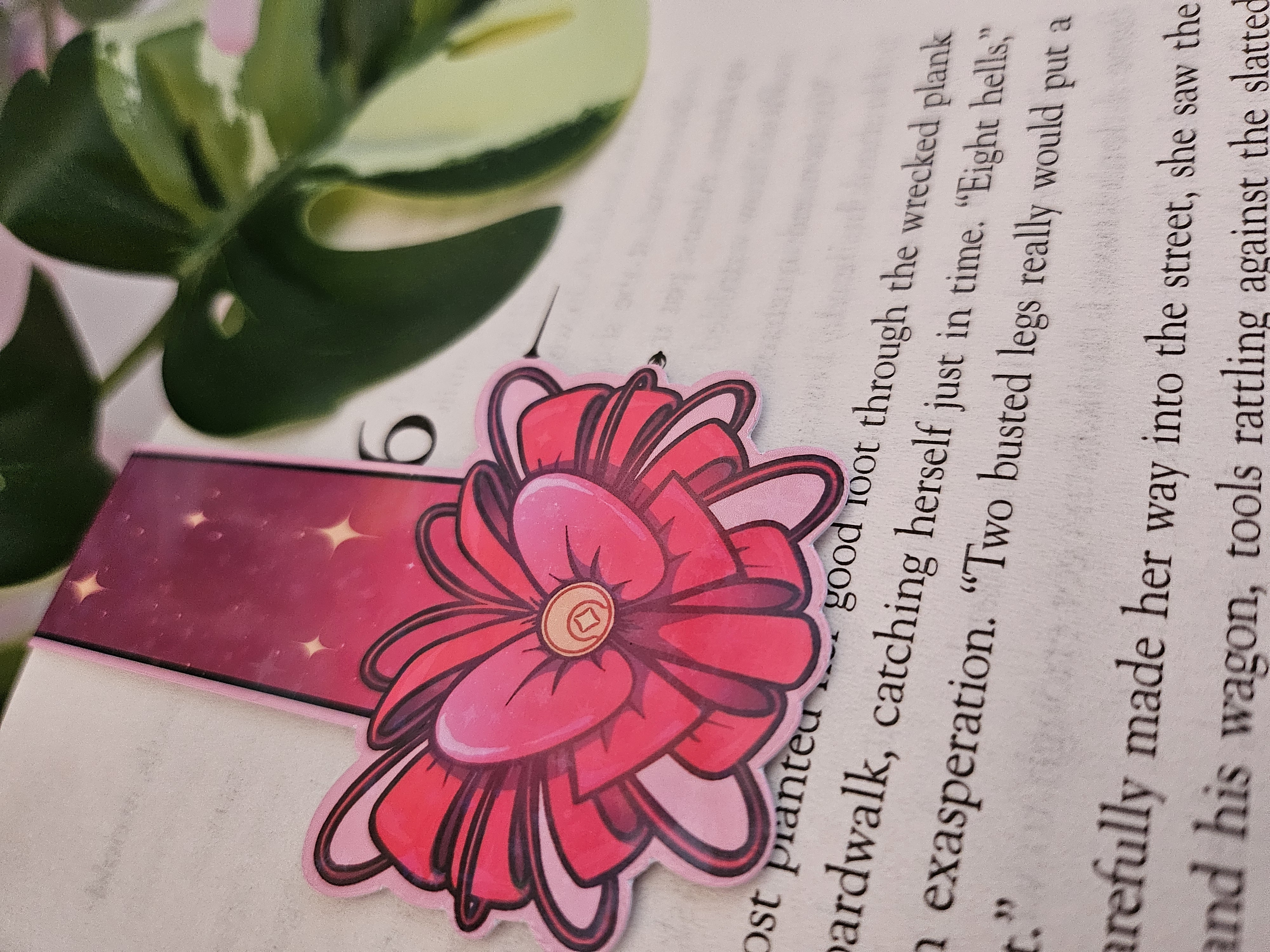 Ribbon Heart Magnetic Bookmark