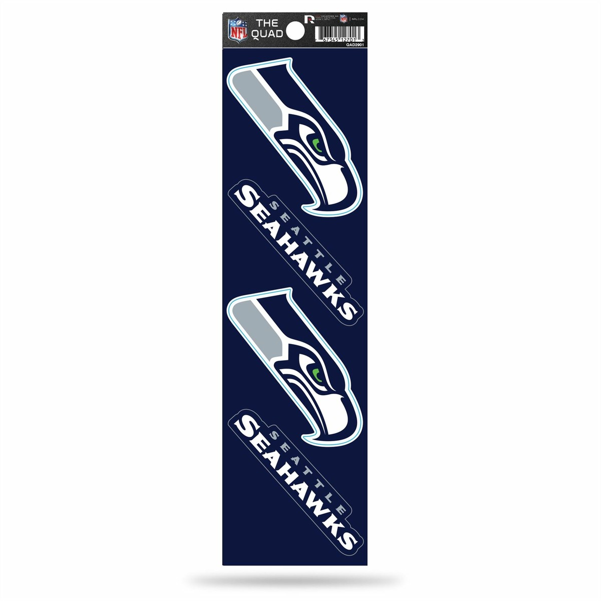 Seattle Seahawks Quad Decals