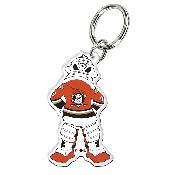 Anaheim Ducks Wild Wing Premium Acrylic Keychain