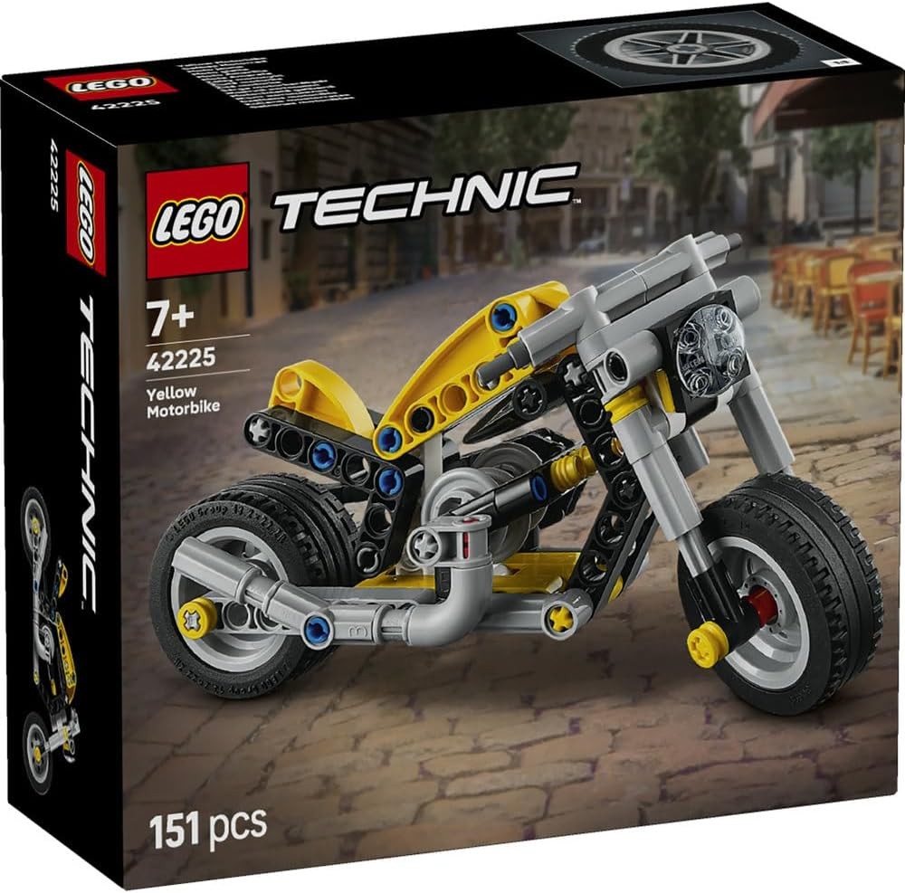 レゴ LEGO  テクニック 黄色のオートバイ 42225 レゴブロック レゴテクニック バイク おもちゃ 乗り物 黄色のバイク 7歳以上 サムネイル3