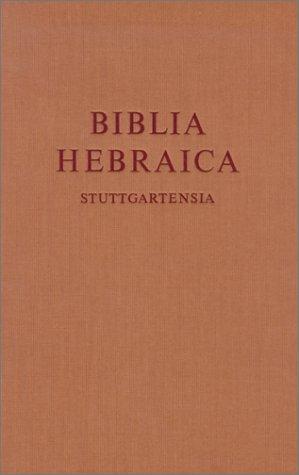 Cover of Biblia Hebraica Stuttgartensia (Editio Secunda Emendata)