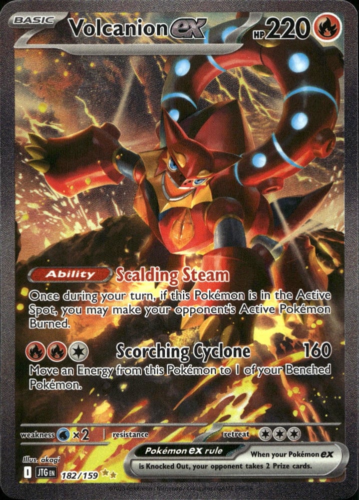 Volcanion ex - SV09 182/159