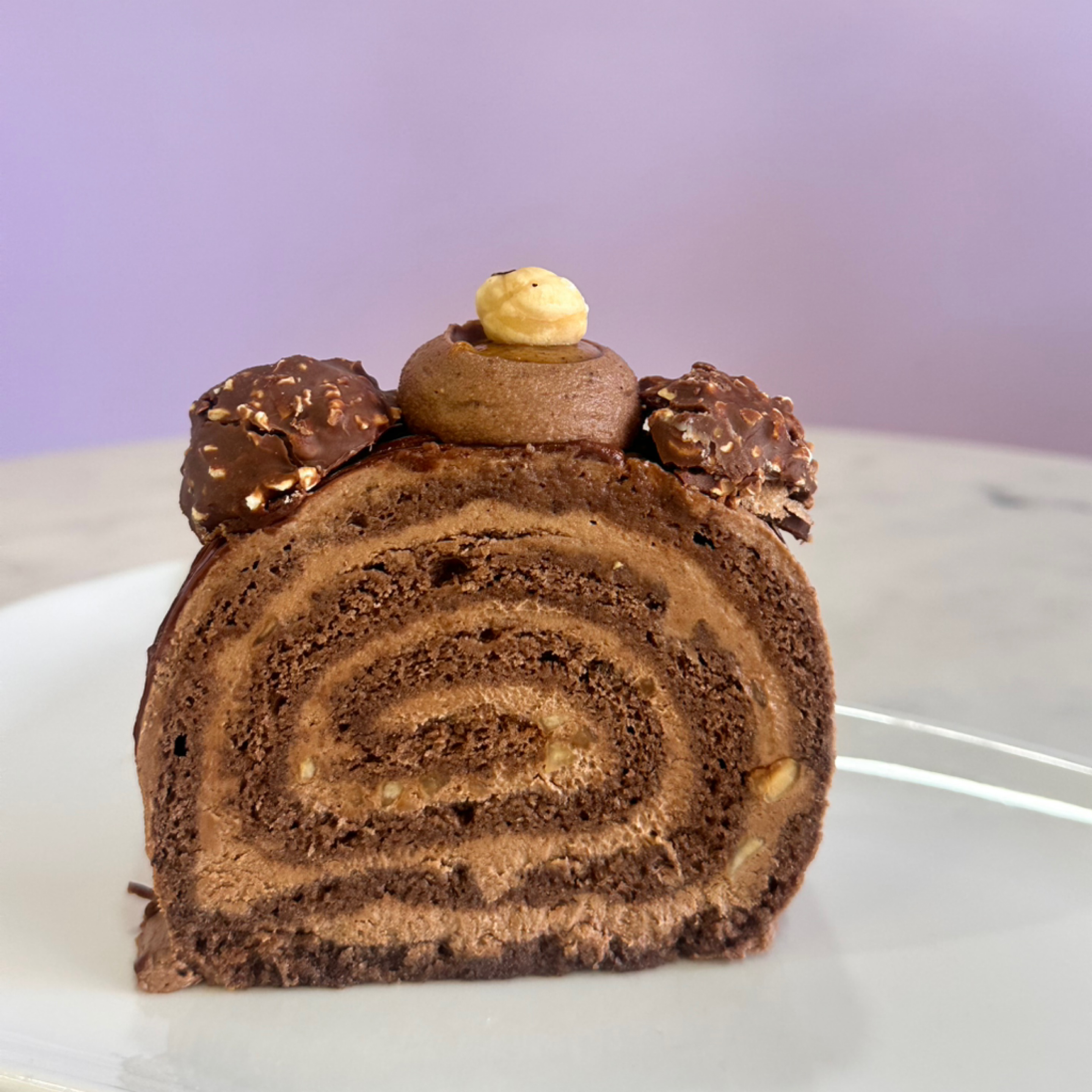 Hazelnut Swiss Roll