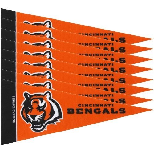 Cincinnati Bengals 8 Piece Mini Pennants Set