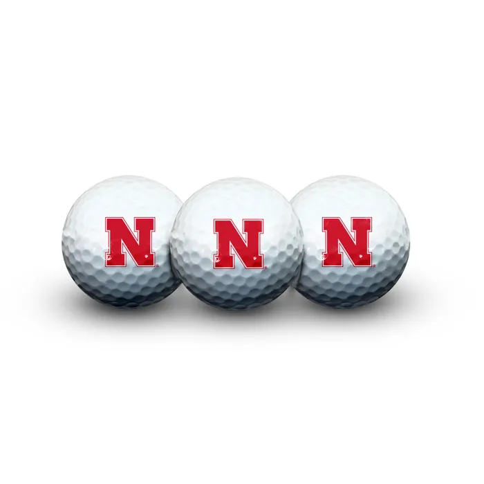 Nebraska Huskers Golf Balls 3 Pack