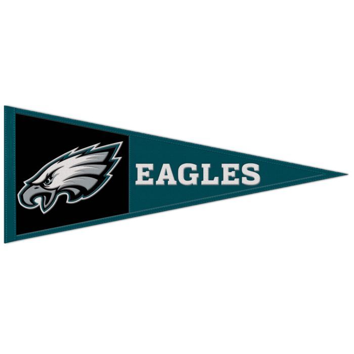 Philadelphia Eagles Embroidered Wool Logo Pennant 13x32"