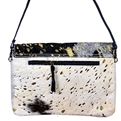 AD Leather Hide Sling Purse